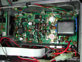 Ремонт трансивера Kenwood TS-850S, плохое качество сигнала на передачу, провести полную профилактику.
