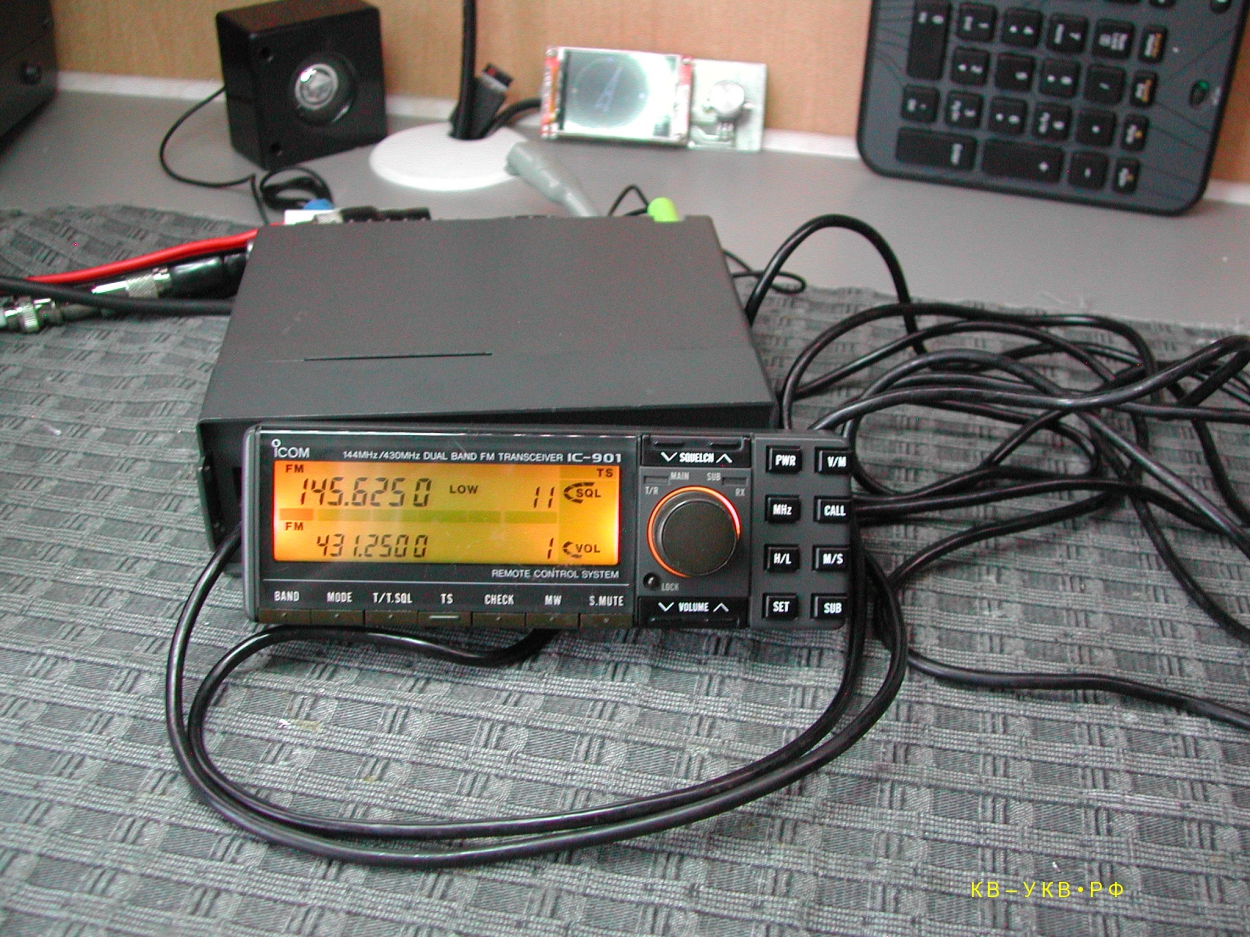 Icom ic-901, Нет приема, передачи в диапазоне 70 см, нет звука второго приемника.

