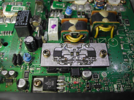 Ремонт трансивера Icom IC-746pro. Пропала выходная мощность. На УКВ не было полной мощности.
