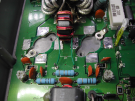 Ремонт трансивера ICOM IC-775dxII,  на передачу не отдает полную мощность, 
