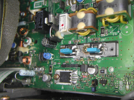 Ремонт трансивера Icom IC-746pro. Нет выхода, нет подсветки, неправильно работает валкодер.
