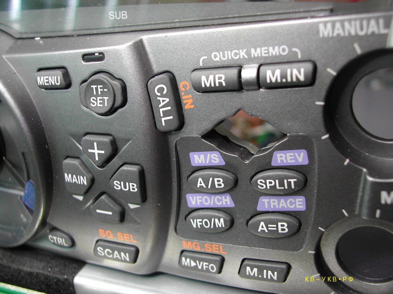 Kenwood  TS-2000.  повреждены и не работают кнопки на передней панели
