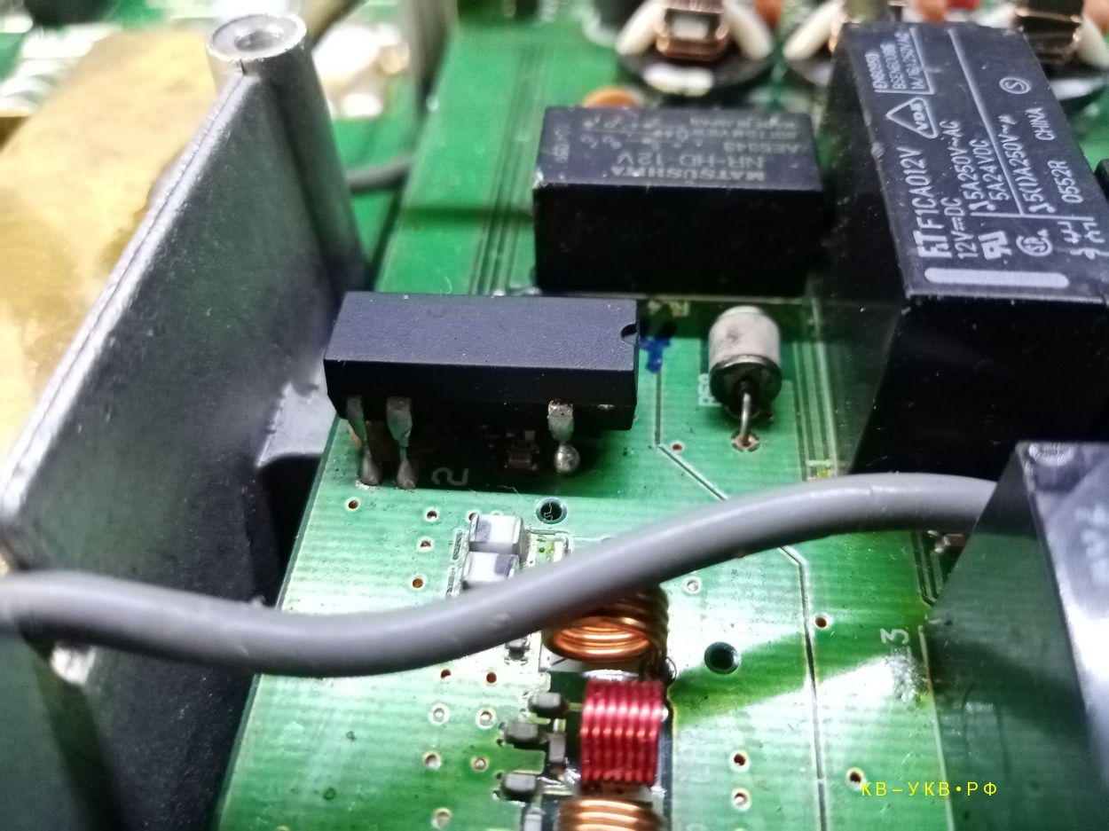 Icom IC-746, нет приема, нет передачи, не выключается кнопкой.  после неудачного ремонта.
