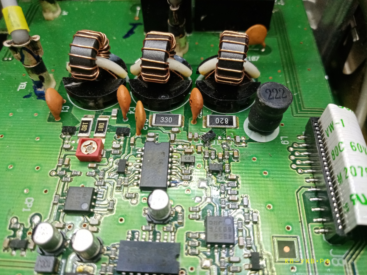 Icom IC-746, нет приема, нет передачи, не выключается кнопкой.  после неудачного ремонта.
