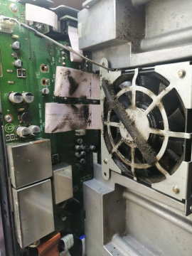 Ремонт трансивера Icom IC-756proIII, не работает тюнер, вентилятор охлаждения не отключается

