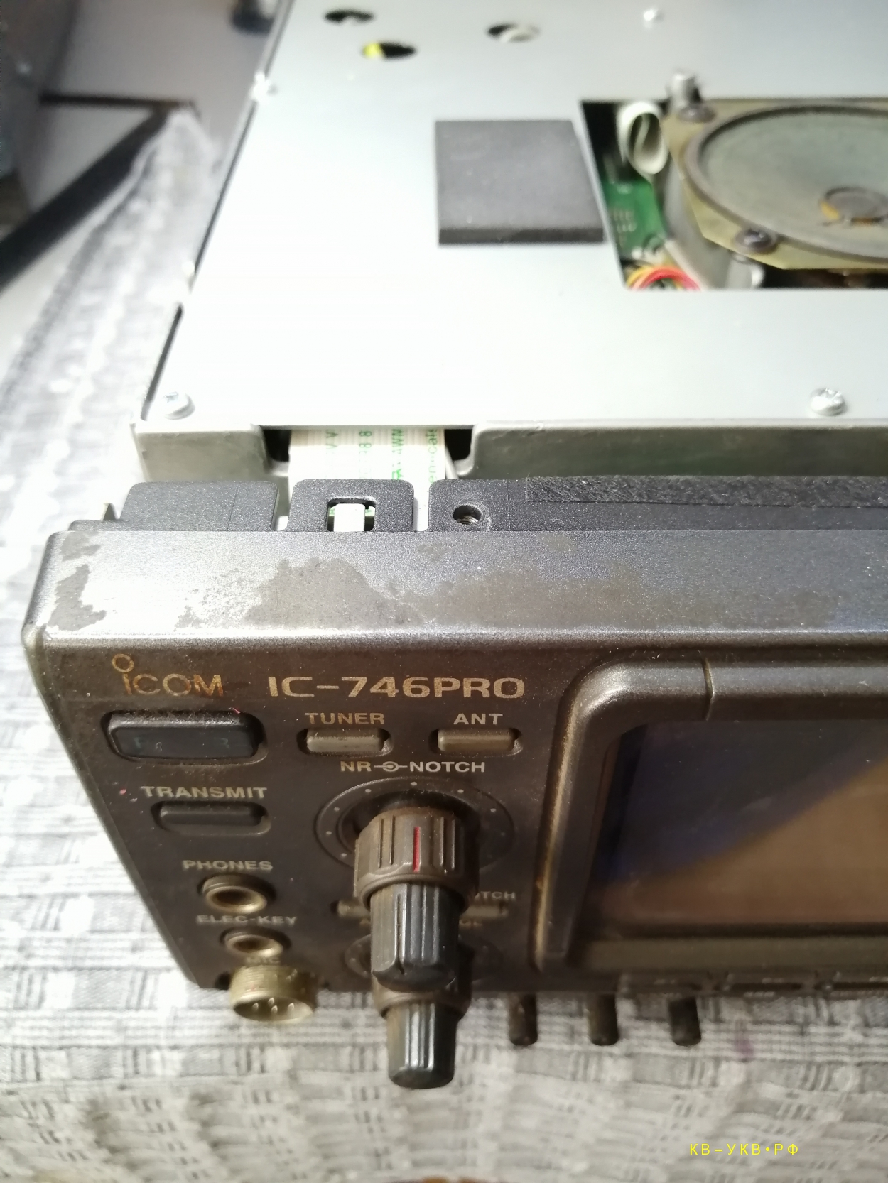 Icom IC-746 не работает КСВметр, не работает валкодер.
